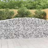 20 db íves horganyzott vas gabion kosár 400x50x100/120 cm