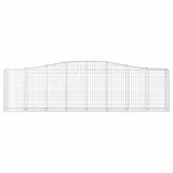 25 db íves horganyzott vas gabion kosár 400x50x100/120 cm