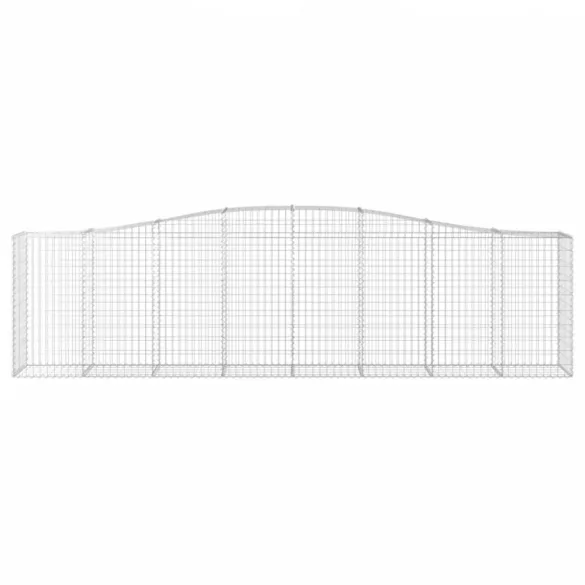 25 db íves horganyzott vas gabion kosár 400x50x100/120 cm