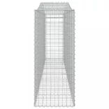 10 db íves horganyzott vas gabion kosár 400x50x120/140 cm