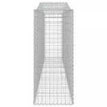 15 db íves horganyzott vas gabion kosár 400x50x120/140 cm