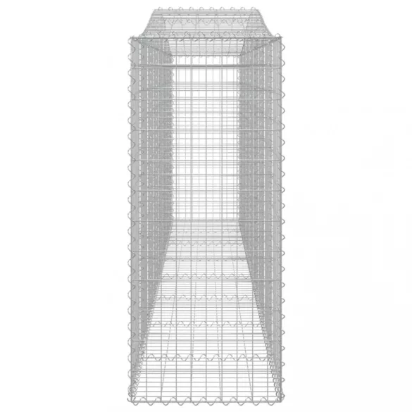 25 db íves horganyzott vas gabion kosár 400x50x120/140 cm