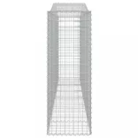 2 db íves horganyzott vas gabion kosár 400x50x140/160 cm