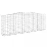 15 db íves horganyzott vas gabion kosár 400x50x140/160 cm