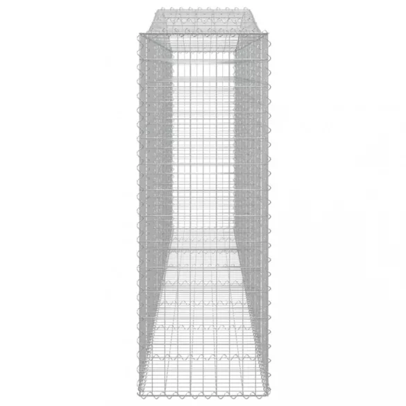 20 db íves horganyzott vas gabion kosár 400x50x140/160 cm
