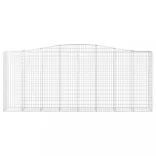 7 db íves horganyzott vas gabion kosár 400x50x160/180 cm