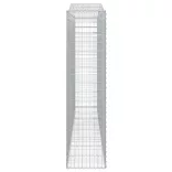 10 db íves horganyzott vas gabion kosár 400x50x200/220 cm