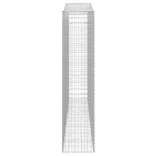 3 db íves horganyzott vas gabion kosár 400x50x220/240 cm