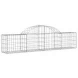 5 db íves horganyzott vas gabion kosár 200x30x40/60 cm