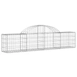 10 db íves horganyzott vas gabion kosár 200x30x40/60 cm