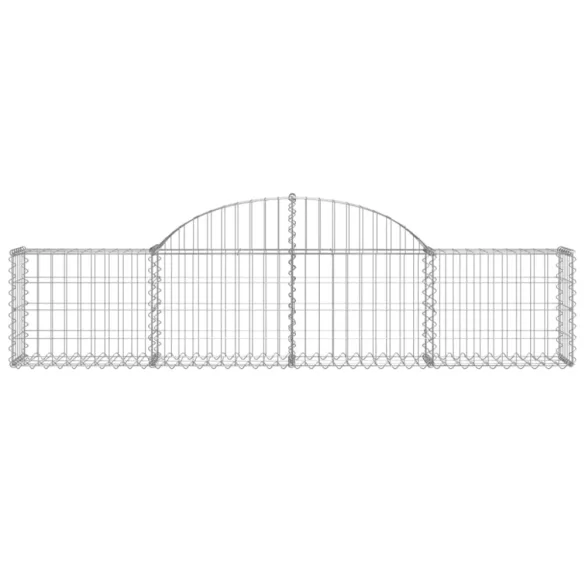 13 db íves horganyzott vas gabion kosár 200x30x40/60 cm