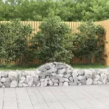 14 db íves horganyzott vas gabion kosár 200x30x40/60 cm
