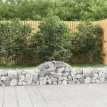 18 db íves horganyzott vas gabion kosár 200x30x40/60 cm