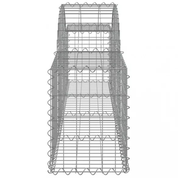 18 db íves horganyzott vas gabion kosár 200x30x40/60 cm