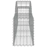 25 db íves horganyzott vas gabion kosár 200x30x40/60 cm