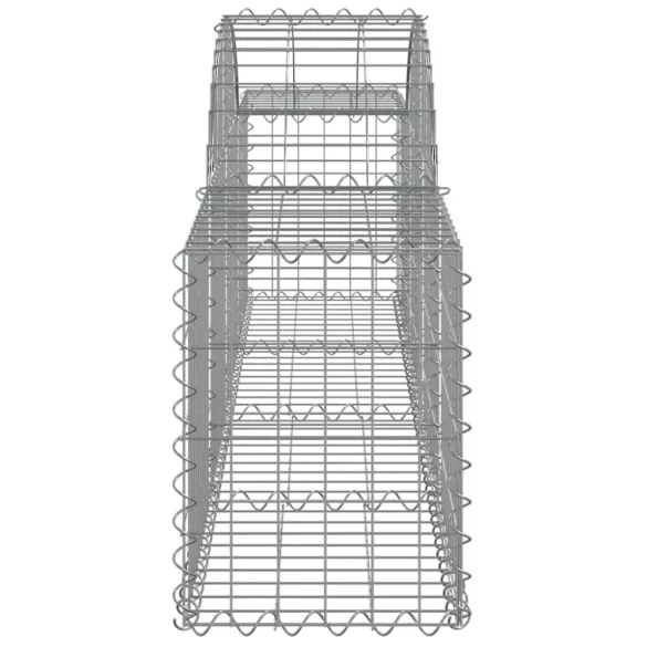 25 db íves horganyzott vas gabion kosár 200x30x40/60 cm