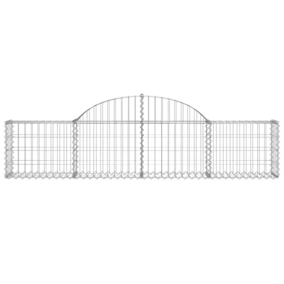 30 db íves horganyzott vas gabion kosár 200x30x40/60 cm