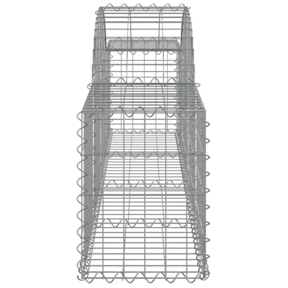 30 db íves horganyzott vas gabion kosár 200x30x40/60 cm