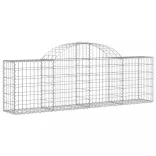 5 db íves horganyzott vas gabion kosár 200x30x60/80 cm