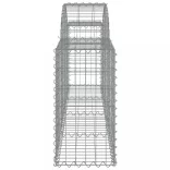11 db íves horganyzott vas gabion kosár 200x30x60/80 cm
