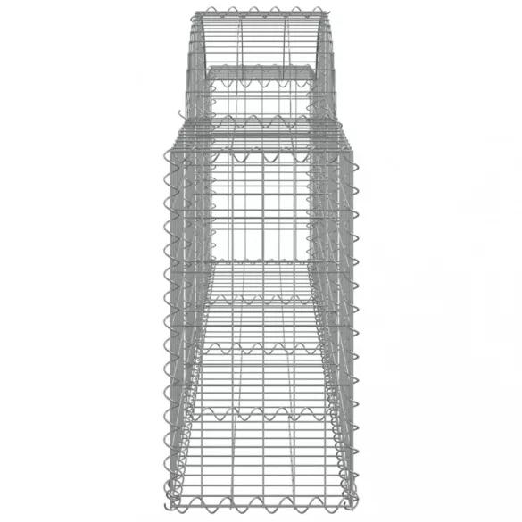 13 db íves horganyzott vas gabion kosár 200x30x60/80 cm