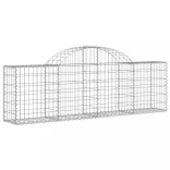 18 db íves horganyzott vas gabion kosár 200x30x60/80 cm