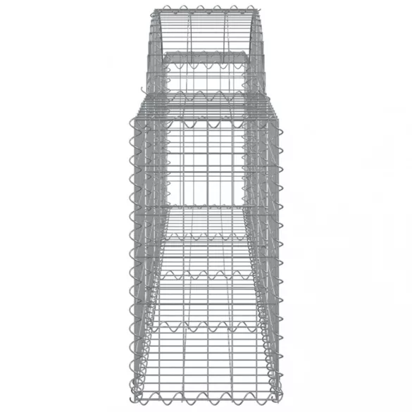 25 db íves horganyzott vas gabion kosár 200x30x60/80 cm