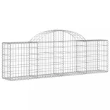30 db íves horganyzott vas gabion kosár 200x30x60/80 cm