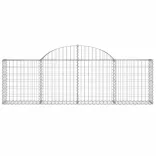 40 db íves horganyzott vas gabion kosár 200x30x60/80 cm