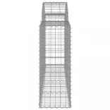3 db íves horganyzott vas gabion kosár 200x30x80/100 cm
