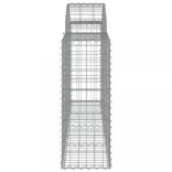 12 db íves horganyzott vas gabion kosár 200x30x80/100 cm