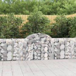 20 db íves horganyzott vas gabion kosár 200x30x80/100 cm