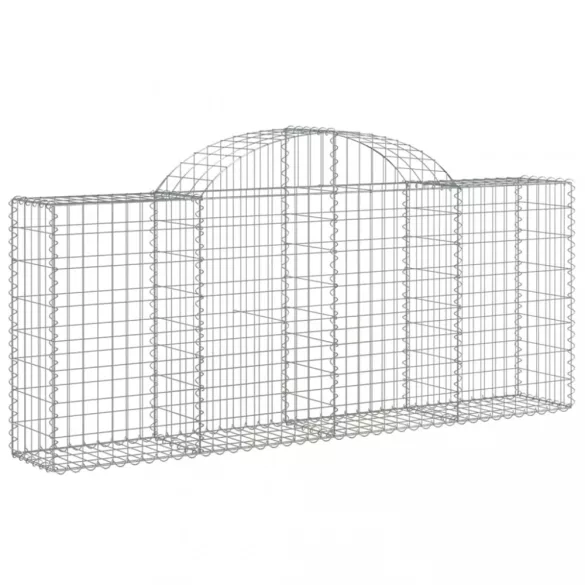 20 db íves horganyzott vas gabion kosár 200x30x80/100 cm