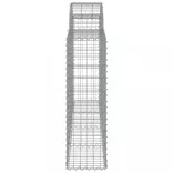 3 db íves horganyzott vas gabion kosár 200x30x100/120 cm