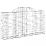 13 db íves horganyzott vas gabion kosár 200x30x100/120 cm