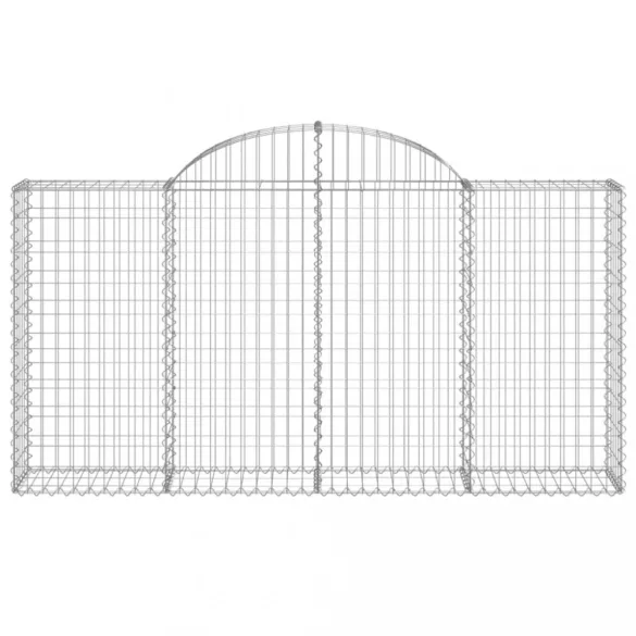 13 db íves horganyzott vas gabion kosár 200x30x100/120 cm