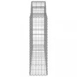 18 db íves horganyzott vas gabion kosár 200x30x100/120 cm