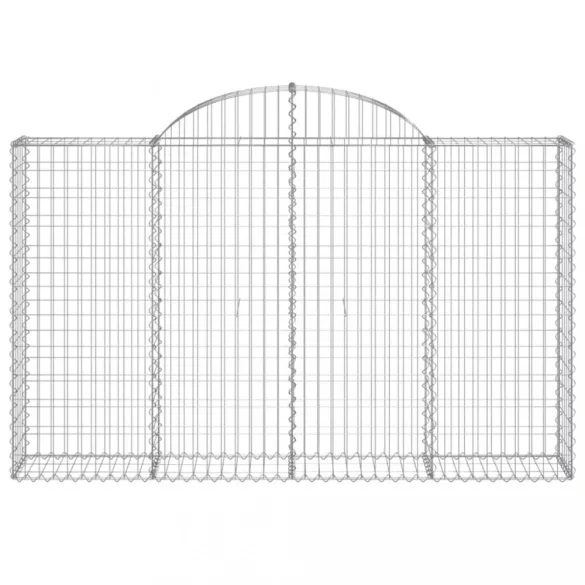 11 db íves horganyzott vas gabion kosár 200x30x120/140 cm