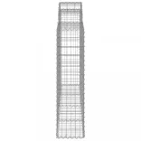 11 db íves horganyzott vas gabion kosár 200x30x120/140 cm