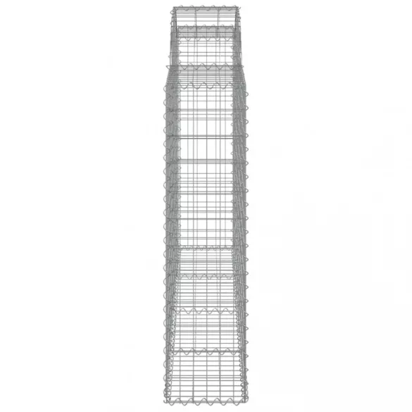 11 db íves horganyzott vas gabion kosár 200x30x120/140 cm
