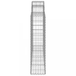 12 db íves horganyzott vas gabion kosár 200x30x120/140 cm