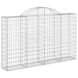 30 db íves horganyzott vas gabion kosár 200x30x120/140 cm