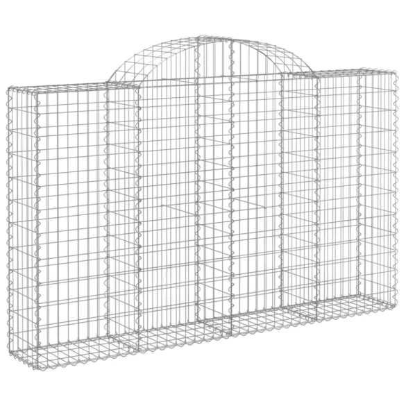 30 db íves horganyzott vas gabion kosár 200x30x120/140 cm