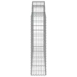 30 db íves horganyzott vas gabion kosár 200x30x120/140 cm