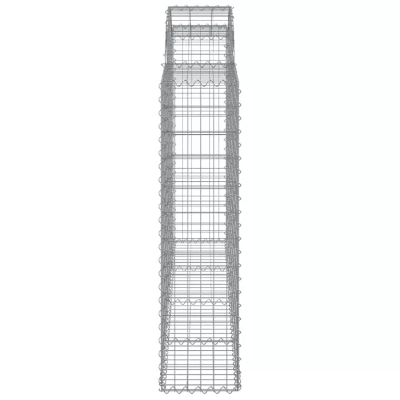 40 db íves horganyzott vas gabion kosár 200x30x120/140 cm