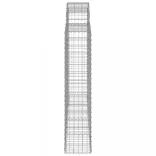 10 db íves horganyzott vas gabion kosár 200x30x140/160 cm