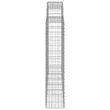 14 db íves horganyzott vas gabion kosár 200x30x140/160 cm