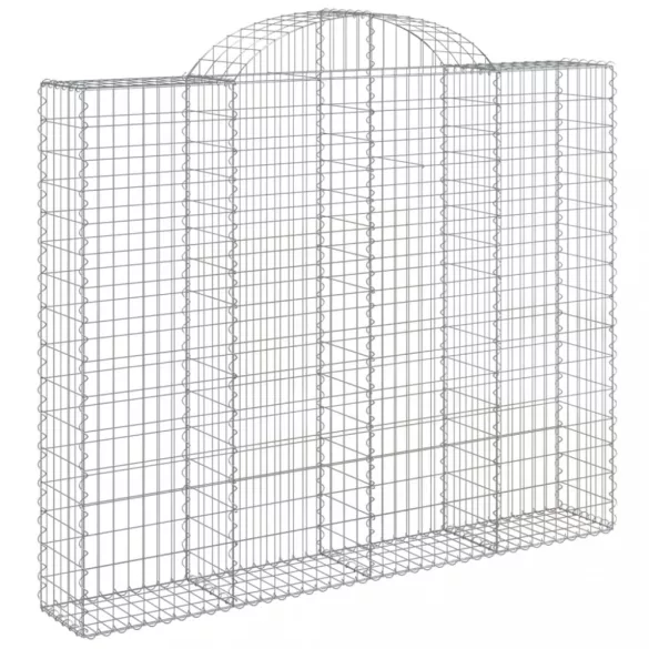 3 db íves horganyzott vas gabion kosár 200x30x160/180 cm
