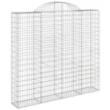 3 db íves horganyzott vas gabion kosár 200x30x180/200 cm