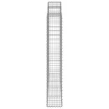 3 db íves horganyzott vas gabion kosár 200x30x180/200 cm